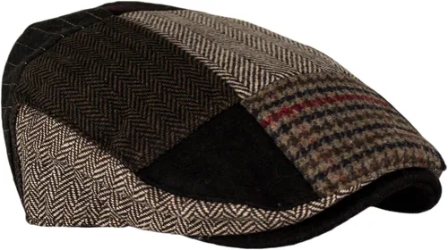 Miniatura 5 de Wonderful Fashion Sombrero de conducción de taxista de tweed de lana de espiga para hombre