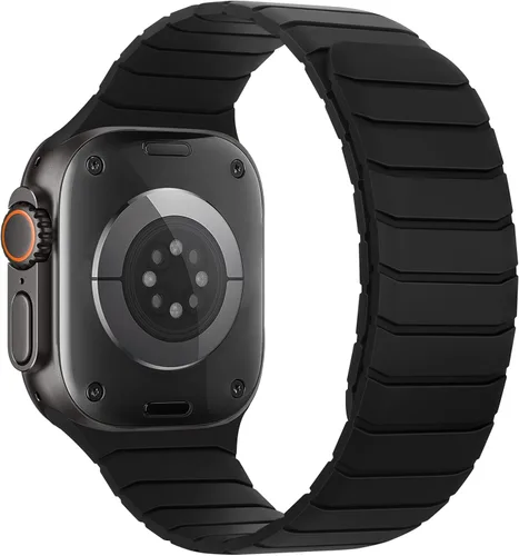 Miniatura 2 de Tasikar Bandas Magnéticas Compatibles con Apple Watch 42mm (Serie 11/Serie 10) 41mm 40mm 38mm, Correa de Reemplazo de Silicona Suave para iWatch SE