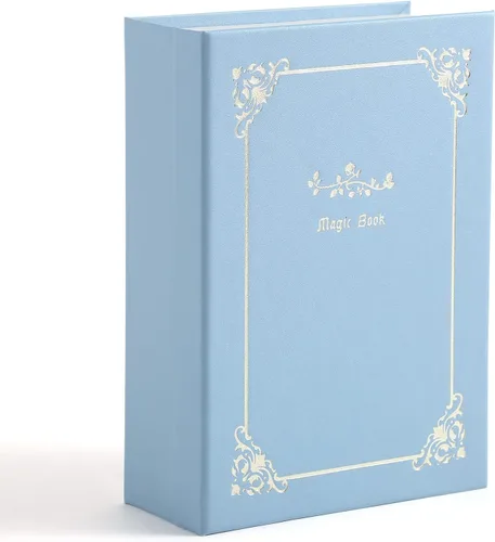 CASEGRACE Joyero organizador de piel sintética con diseño de libro mágico para aretes, pulseras, collares, anillos, almacenamiento para mujeres,