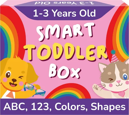 Miniatura 11 de TOYVENTIVE Libros educativos, tarjetas flash y rompecabezas: regalos de cumpleaños para niños de 1, 2, 3 y 4 años, juguetes de aprendizaje