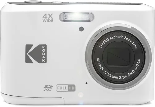 Miniatura 8 de Kodak PIXPRO FZ45 - Cámara digital de 16 MP con zoom óptico 4X de 1.063 in gran angular 1080P Full HD Video 2.7 pulgadas (blanco), tarjeta y lector