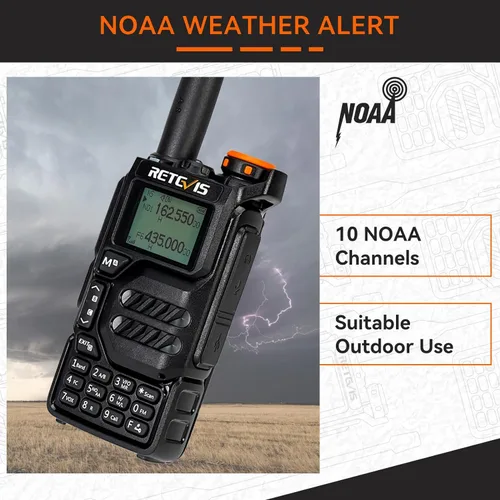 Miniatura 3 de Retevis RA79 (actualización para radio Jamón UV 5R 3rd), radio bidireccional de doble banda, soporte Chirp, NOAA, radio AM/FM portátil, Walkie