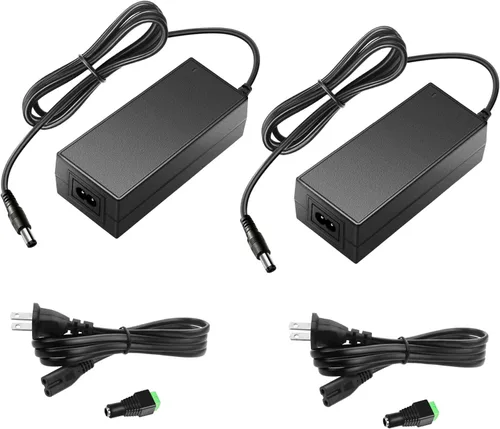 Miniatura 8 de SHNITPWR Adaptador de fuente de alimentación de 12V 5A 60W Convertidor de CA CC 100V ~ 240V a 12 voltios Transformador de 5 amperios 0.217x0.098 in