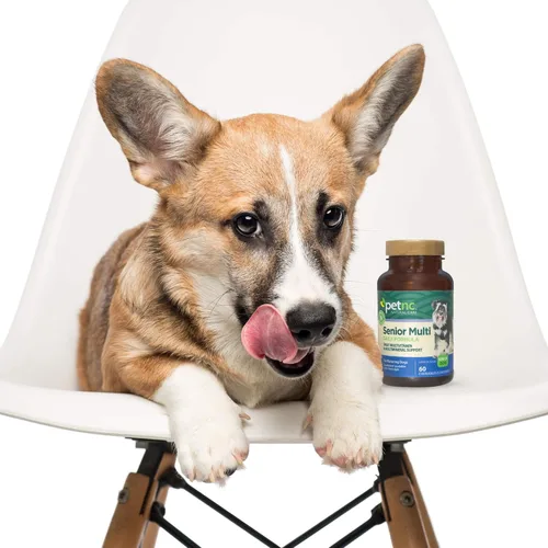 Miniatura 4 de Petnc Senior Multi Chewables (60 unidades), soporte diario multivitamínico y multimineral para perros, incluye zinc, magnesio, hierro y más, apoya