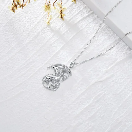 Miniatura 4 de MEIDERBO Regalos para el día de la madre, plata de ley 925, collar con colgante de animales para madre e hija, joyería para madre, hija, niño