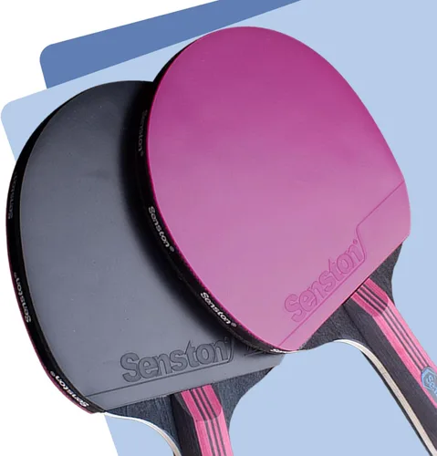 Miniatura 6 de Senston Paletas de ping pong para entretenimiento o competición - Juego de paletas de ping pong con velocidad avanzada, control Púrpura