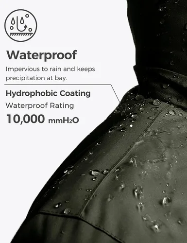 Miniatura 5 de Wantdo - Chaqueta de esquí impermeable para mujer, abrigo de invierno cálido y resistente al viento, abrigos de nieve