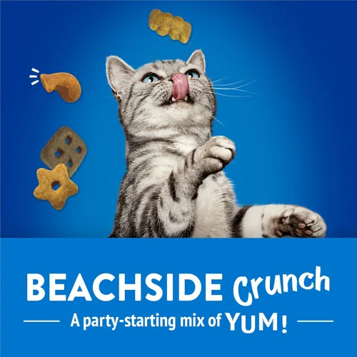 Miniatura 2 de Golosinas para gatos Purina Friskies, Party Mix Beachside Crunch - Bolsa de 30 onzas