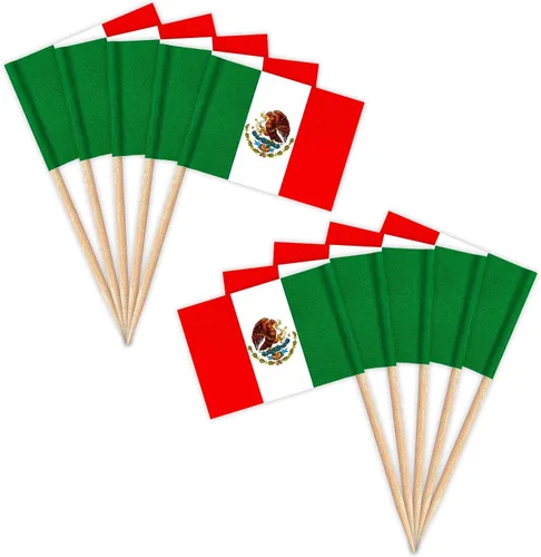 Miniatura 26 de ZXvZYT Banderas de palillos de dientes cubanos con bandera de Cuba, decoración pequeña para cupcakes de Cuba, decoración de frutas y cóctel