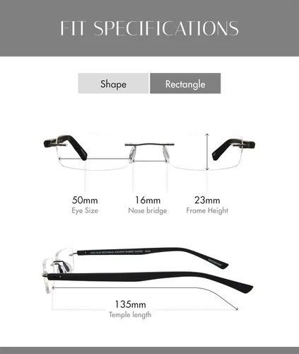 Miniatura 6 de Scojo New York Gels - Gafas de lectura rectangulares delgadas, hechas a mano, resistentes a los arañazos, para mujeres y hombres