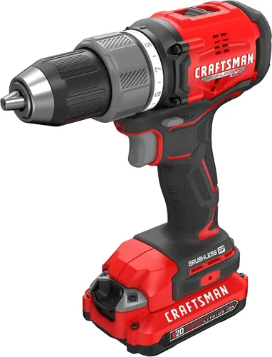 Miniatura 4 de CRAFTSMAN RP+ Kit de taladro/destornillador inalámbrico, con 2 baterías y cargador, sin escobillas (CMCD713C2)