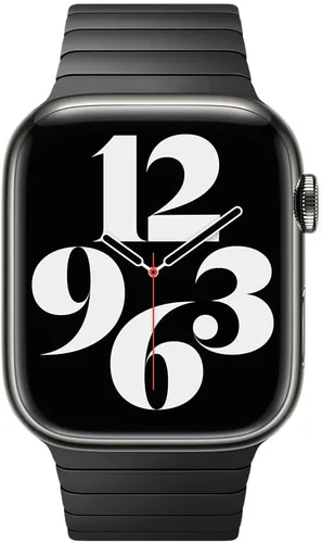 Miniatura 3 de Apple Correa de reloj - Pulsera de eslabones (1.654 in) - Negro espacial - Regular