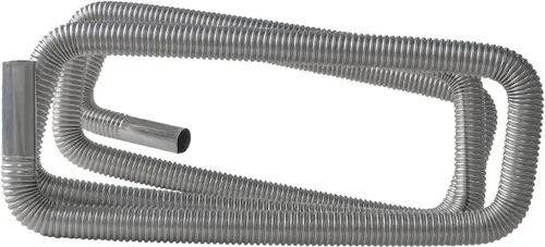 Tubo de escape flexible para calentador diesel, tubo de escape de acero inoxidable de 2.5cm/1 pulgada de diámetro interior (120CM (48PUL))
