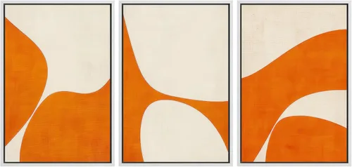Miniatura 35 de SIGNFORD Impresión en Lienzo Enmarcado Conjunto de Arte de Pared Arte Abstracto Terroso en Tonos Marrón Profundo y Beige Arte Moderno Decorativo