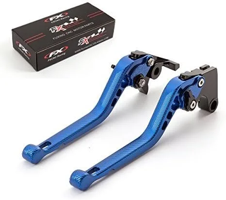 Miniatura 7 de FXCNC Palancas de embrague de freno ajustables para motocicleta compatibles con YFM 350 Raptor 06-2013, Raptor YFM660 01-06, TTR125L/LE/LW 00-16
