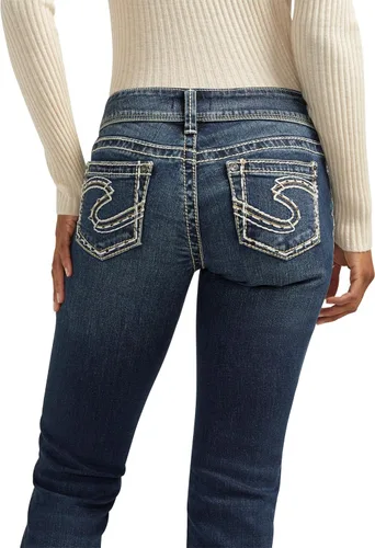 Miniatura 4 de Silver Jeans Co. Jeans Suki de tiro medio con corte de bota para mujer