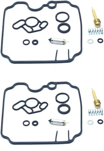 Carburetor Gasket for XTZ750 XTZ 750 Carburetor Repair Kit Valve Pilot Screw Carburetor Kit (Color : 2 Carb Repair Kits)