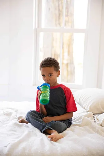 Miniatura 6 de CamelBak Eddy + Botella aislada sin BPA para niños, 14 oz Flower Power