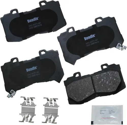 Miniatura 130 de Pastillas de freno delanteras cerámicas Bendix Priority1 CFC2302 para Hyundai Elantra 2021, Sonata 2022-2020, Kia K5 2023-2021
