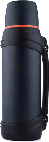 Miniatura 12 de Termos de café grandes de 64 onzas / medio galón para viajes, jarra de agua aislada al vacío clásica con taza de plástico, botella de bebida aislada