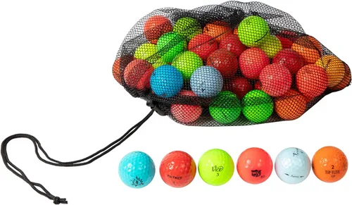 Pelotas de golf Clean Green recicladas, usadas, de colores, nombre de marca, mezcla a granel - AAA (3A) de buena condición, pelotas calificadas -