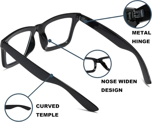 Miniatura 3 de Reading Glasses for Women Men Blue Light Blocking Readers 4 mezcla