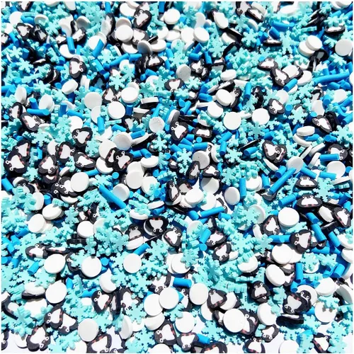 Miniatura 28 de EHOPE - Rodajas de arcilla de polímero blancas con forma de copo de nieve para decoración de uñas, manualidades DIY, pasteles, fundas para teléfono