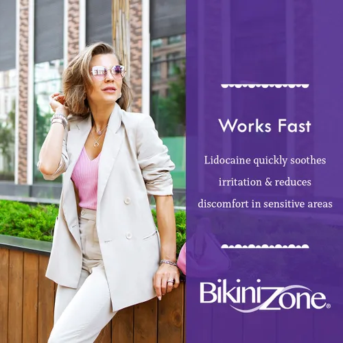 Miniatura 4 de Bikini Zone Crema medicada para después del afeitado, deja de afeitarse instantáneamente, irritación y picazón, crema de fórmula suave para áreas
