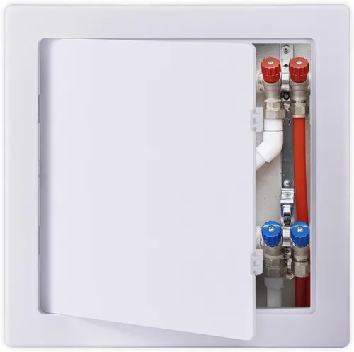 Miniatura 7 de Suteck Panel de acceso de plástico para techo de paneles de yeso 4 x 6 pulgadas Puertas de acceso reforzadas para fontanería en la pared extraíbles