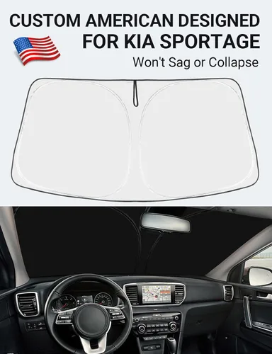 Miniatura 662 de Proadsy Parasol plegable para parabrisas delantero 2026, ajuste personalizado, accesorios para CRV SUV LX EX EX-L EX-L Navi Touring 2017-2022