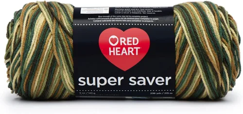 Miniatura 133 de Red Heart Hilo Super Saver, paquete de 3, estampado artístico, 3 unidades Estampado De Artista