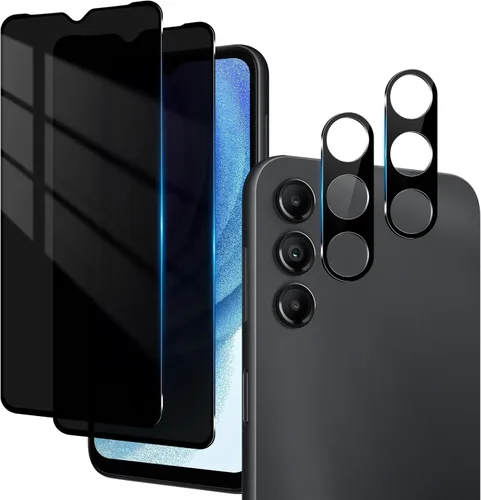Miniatura 10 de Paquete de 2+2 para Google Pixel 10 Pro XL Protector de pantalla de privacidad y protector de lente de cámara, compatible con desbloqueo por huellas