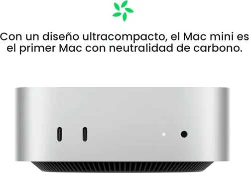 Miniatura 6 de Apple Computadora de escritorio Mac mini 2024 con chip M4 con CPU de 10 núcleos y GPU de 10 núcleos: diseñada para Apple Intelligence, memoria