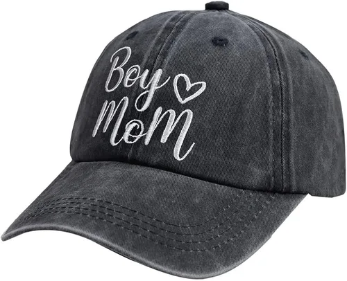 Miniatura 2 de Gorras de algodón bordadas ajustables para mamá, regalos para mamá, divertida gorra de béisbol para mamás
