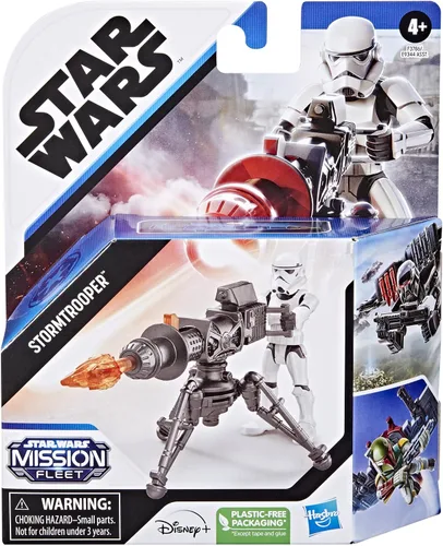 Miniatura 3 de Star Wars Mission Fleet Gear Class Imperial Cannon Assault, figura de acción de Stormtrooper a escala de 2.5 pulgadas, juguete para niños de 4 años
