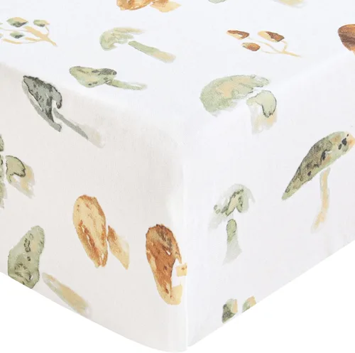 Miniatura 9 de LifeTree Sábanas de cuna unisex para bebé, sábanas bajeras de muselina para cuna, 70% viscosa de bambú y 30% algodón, se adapta a minicuna y paquete