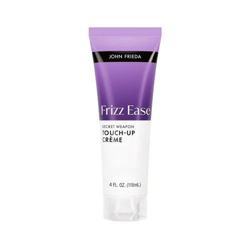 John Frieda Frizz Ease Secret Weapon - Crema de retoque para cabello encrespado, crema suavizante antiencrespamiento con aceite de aguacate, 4 onzas