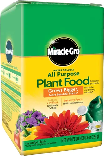 Miracle-Gro - Alimento vegetal soluble en agua, 8 oz.
