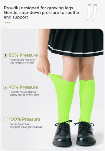 Miniatura 33 de Zando Calcetines de fútbol para niños, hasta la rodilla, para jóvenes, béisbol, fútbol, sóftbol, niños y niñas, de algodón suave sobre