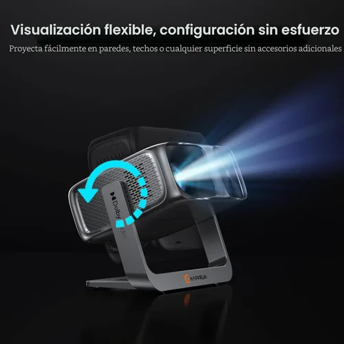 Miniatura 6 de Proyector para exteriores de Google TV con licencia oficial ANSI 2000 4K Full HD, proyector inteligente con WiFi y Bluetooth