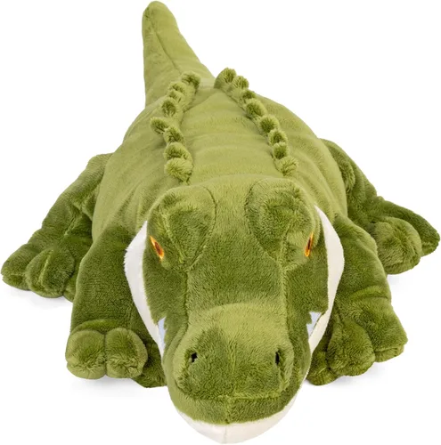 Miniatura 2 de Wild Republic Ecokins, cocodrilo, animal de peluche, 12 pulgadas, regalo para niños, juguete de peluche, hecho de botellas de agua recicladas