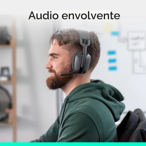 Miniatura 4 de Logitech Zone Vibe 100 - Auriculares inalámbricos ligeros sobre la oreja con micrófono de cancelación de ruido, auriculares Bluetooth multipunto