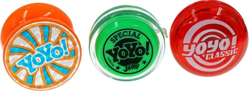 Miniatura 2 de JA-RU Yoyo - Paquete profesional de yoyos (1 paquete de 3) juguetes antiestrés divertidos de calidad para niños y adultos, relleno de relleno