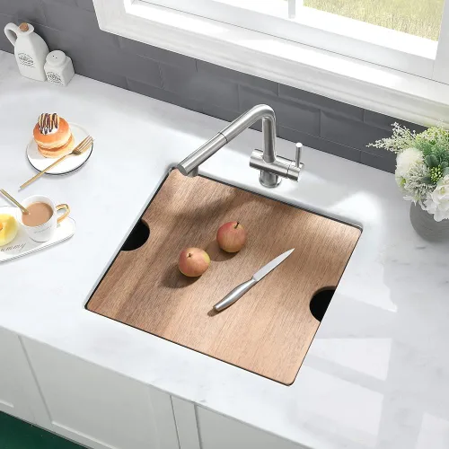 Miniatura 2 de Fregadero de Barra Negro de 10 Pulgadas Bajo Encimera-VASOYO 10x18 Fregadero de Barra Húmeda Bajo Encimera Pequeños Fregaderos de Cocina para RV