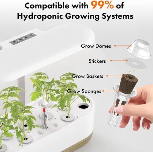 Miniatura 6 de Vainas de semillas de flores y frutas LYKOCLEAN para AeroGarden, Ahopegarden, sistema de cultivo hidropónico iDOO para interiores, 350 semillas+