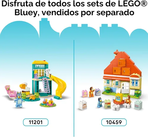 Miniatura 7 de LEGO DUPLO Bluey Ice Cream Trip with Bluey - Juguete para niños pequeños, niños y niñas de 2+ años - Incluye figura y puesto de helados - Juguete