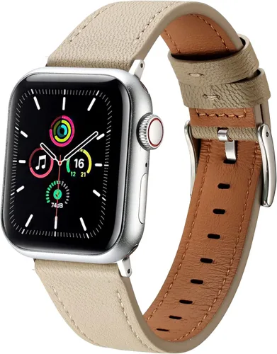 Moran - Correas de cuero compatibles con Apple Watch Band 1.929 in 1.772 in 1.732 in 1.654 in 1.614 in 1.575 in 1.496 in, correa de cuero de oveja