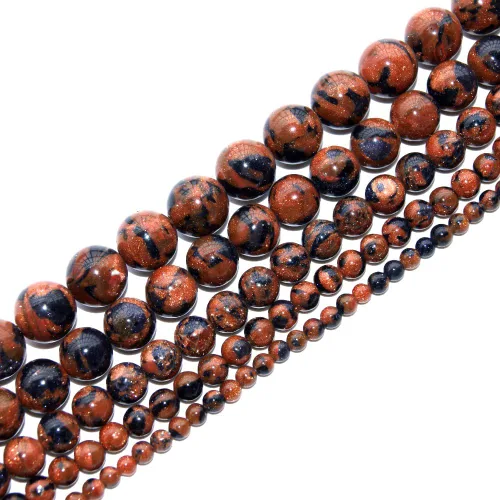 Miniatura 3 de Cuentas redondas naturales semipreciosas de piedra suelta para hacer joyas, brazaletes, collares Cuarzo rosa