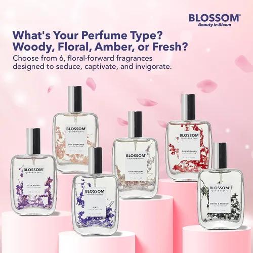 Miniatura 4 de Blossom Perfume unisex en espray para mujer, perfume TikTok, con infusión de flores reales, fabricado en Estados Unidos, 1.7 onzas