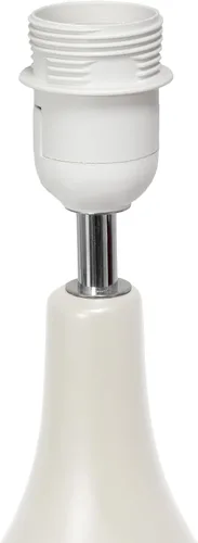 Miniatura 7 de Simple Designs LT1152-OFF Lámpara de mesa tradicional oblonga de cerámica para sala de estar, dormitorio, estudio, oficina, entrada, rincón